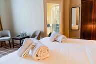 Ground floor rear view towels
