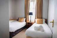 Family suite upper floor rear view (2 x room)
